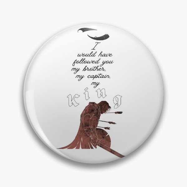 Item preview, My Brother, My Captain, My King Boromir Quote designed and sold by cre8ivemango.