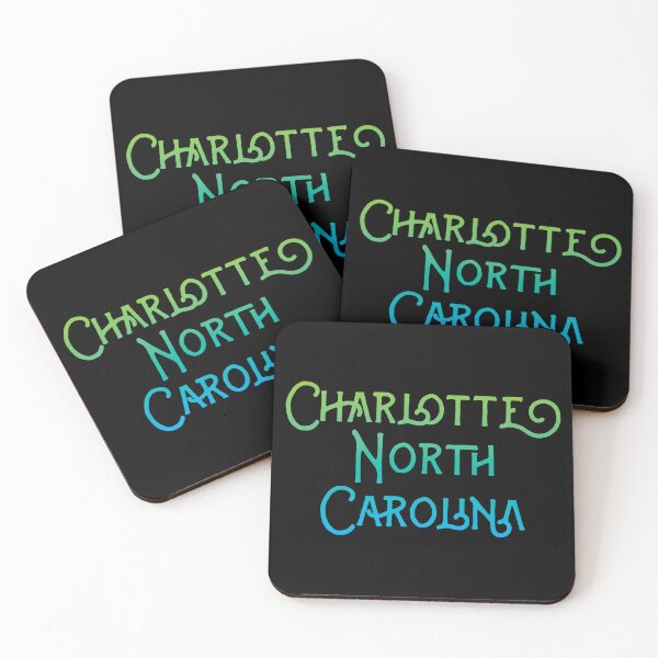 Item preview, Charlotte North Carolina Typographic Design designed and sold by Futurebeachbum.