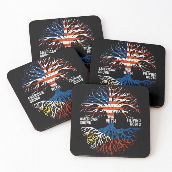 Item preview, American Grown With Filipino Roots Tree Philippines Flag designed and sold by MoHaCo.