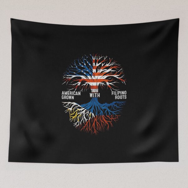 Item preview, American Grown With Filipino Roots Tree Philippines Flag designed and sold by MoHaCo.