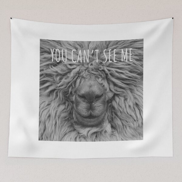 Item preview, You Can't See Me, Llama Meme designed and sold by SevillaAnimals.