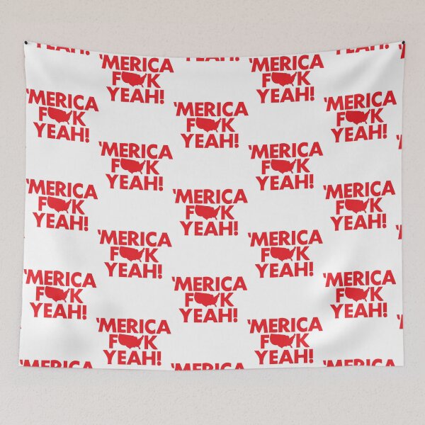 Item preview, MERICA FUCK YEAH!   designed and sold by HappyJanDesign.