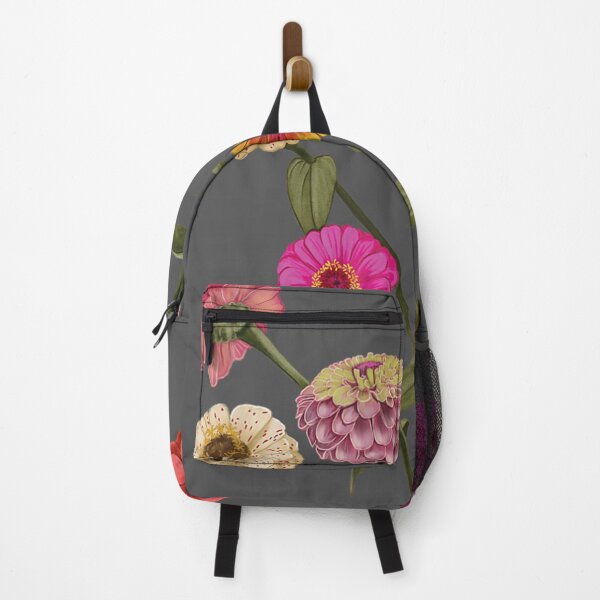 Item preview, Happy Zinnia Wildflowers, Handpainted Style designed and sold by ridiqeqi.