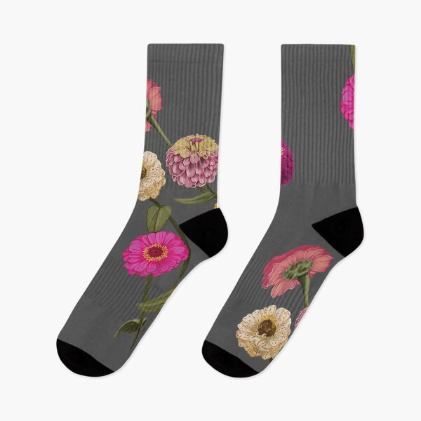 Item preview, Happy Zinnia Wildflowers, Handpainted Style designed and sold by ridiqeqi.