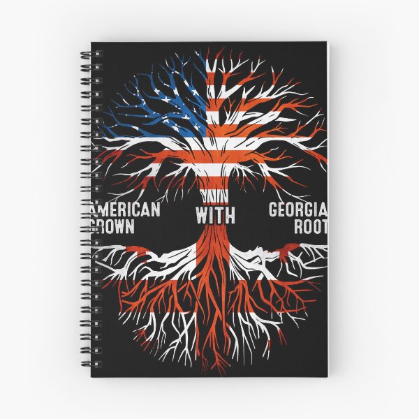Item preview, American Grown With Georgian Roots Georgia Flag designed and sold by MoHaCo.