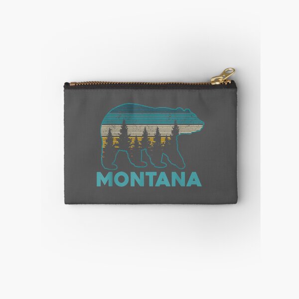 Item preview, Montana Vintage Grizzly Bear Nature Hiking Souvenir designed and sold by ridiqeqi.