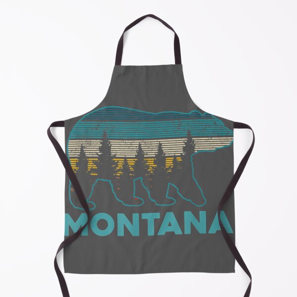 Item preview, Montana Vintage Grizzly Bear Nature Hiking Souvenir designed and sold by ridiqeqi.