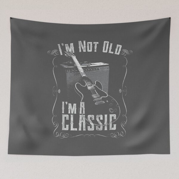 Item preview, I'm Not Old I'm A Classic, Guitar Design, Guitarist Birthday designed and sold by ridiqeqi.