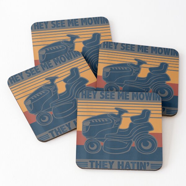 Item preview, They See Me Mowin They Hatin Riding Mower Mowing Dad designed and sold by ridiqeqi.