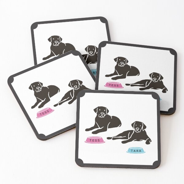 Item preview, Tess & Tara Coasters designed and sold by CharFriedman.