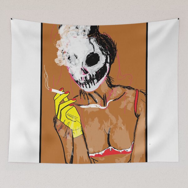 Item preview, Skull Smoking Cigarette designed and sold by iMobb06.