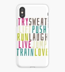 Live Hard iPhone Case