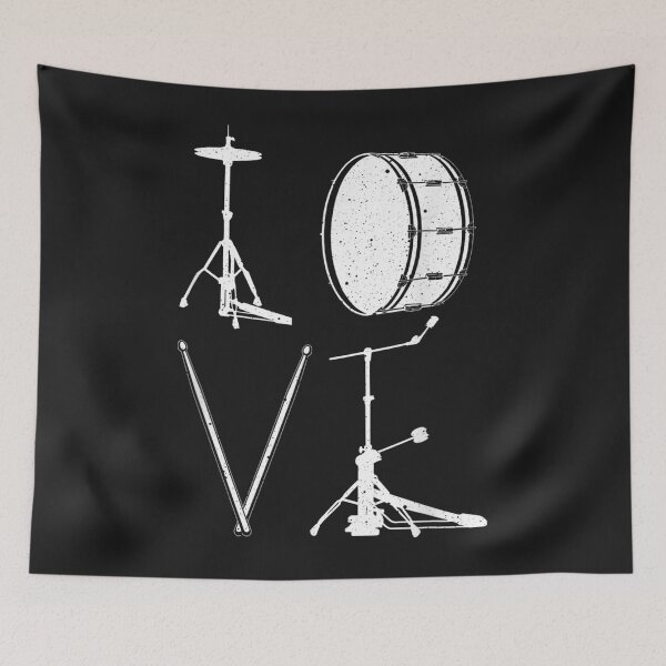 Item preview, Cool Drummer Art For Men Women Drumming Band Drum Player Set designed and sold by TaraxDoolittle.