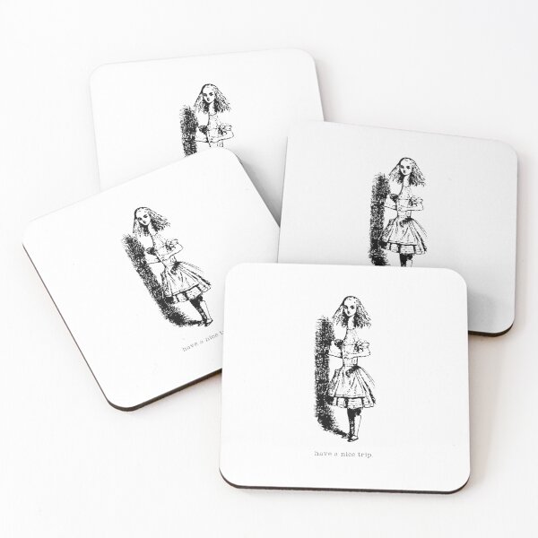 Item preview, Have A Nice Trip Alice in Wonderland Vintage Retro Funny Greeting Card Any Occasion designed and sold by papergnome.