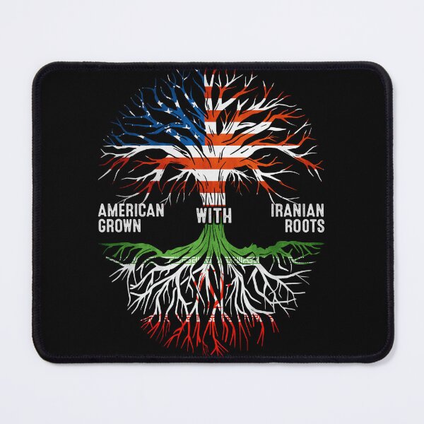 Item preview, American Grown With Iranian Roots Tree Iran Flag designed and sold by MoHaCo.