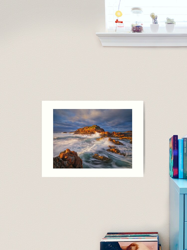 Thumbnail 2 of 3, Art Print, Mimosa Rocks National Park, Bega, New South Wales, Australia designed and sold by Chockstone.