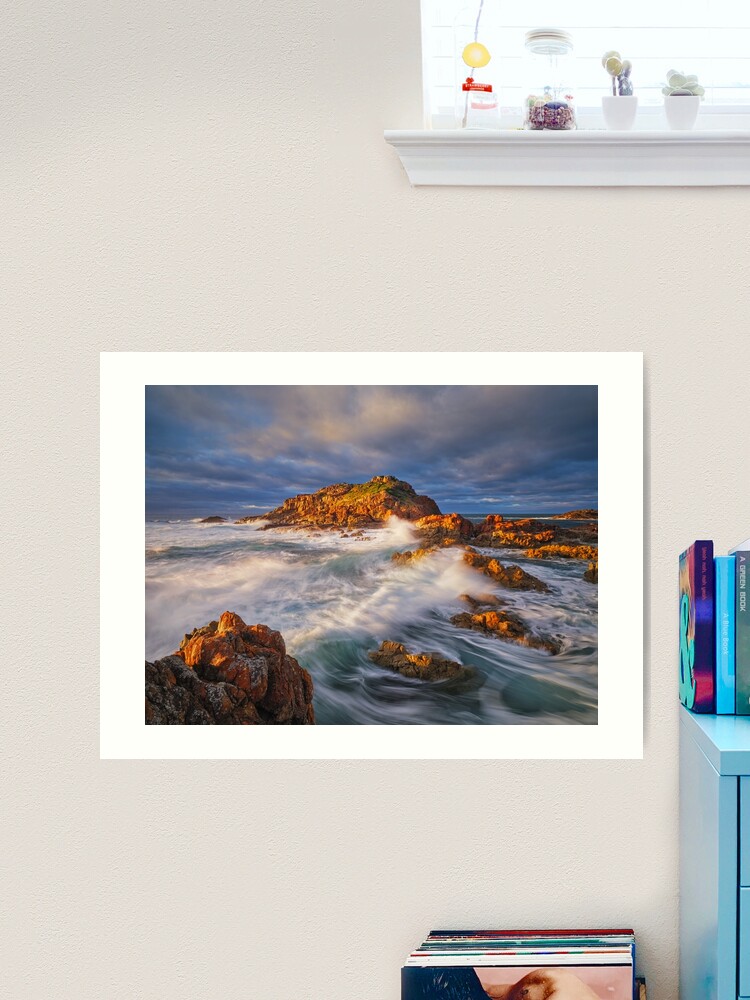 Thumbnail 2 of 3, Art Print, Mimosa Rocks National Park, Bega, New South Wales, Australia designed and sold by Chockstone.