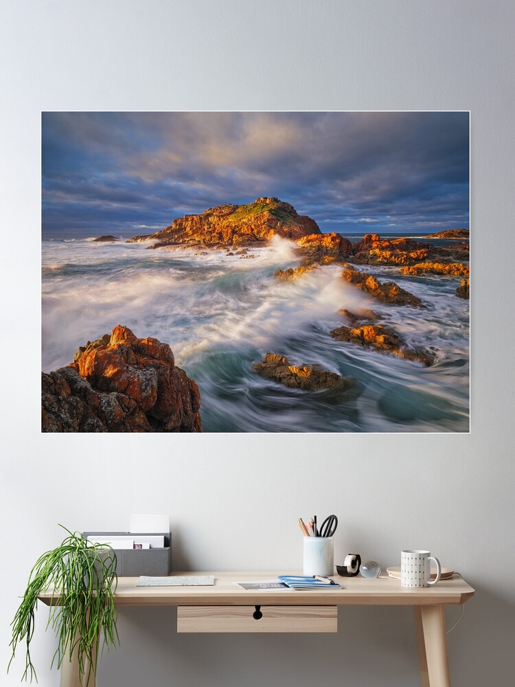 Thumbnail 2 of 3, Poster, Mimosa Rocks National Park, Bega, New South Wales, Australia designed and sold by Chockstone.