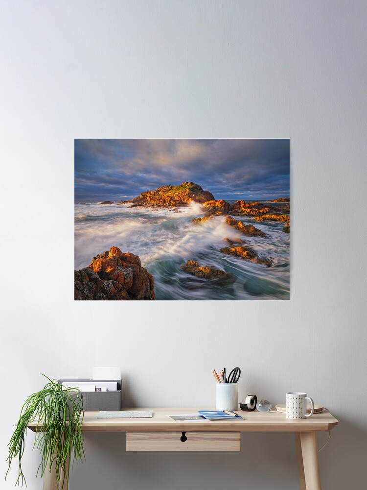 Thumbnail 2 of 3, Poster, Mimosa Rocks National Park, Bega, New South Wales, Australia designed and sold by Chockstone.