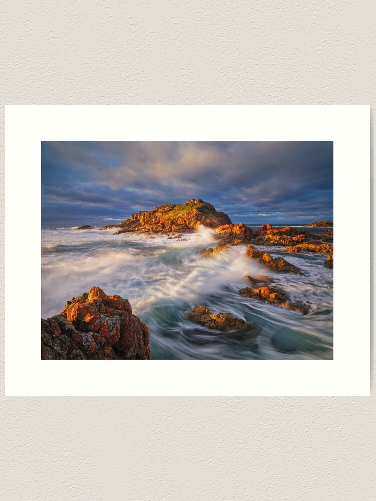 Thumbnail 1 of 3, Art Print, Mimosa Rocks National Park, Bega, New South Wales, Australia designed and sold by Chockstone.