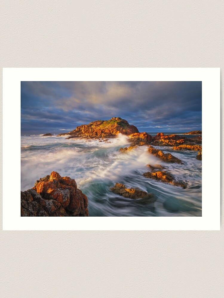 Thumbnail 1 of 3, Art Print, Mimosa Rocks National Park, Bega, New South Wales, Australia designed and sold by Chockstone.