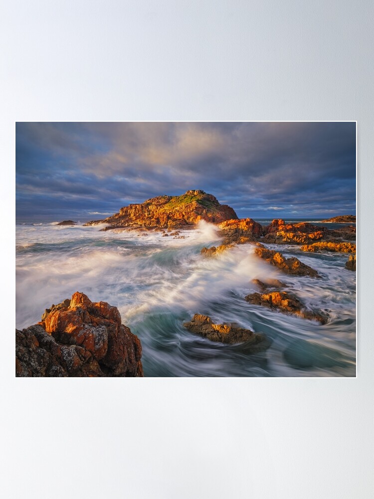 Thumbnail 1 of 3, Poster, Mimosa Rocks National Park, Bega, New South Wales, Australia designed and sold by Chockstone.