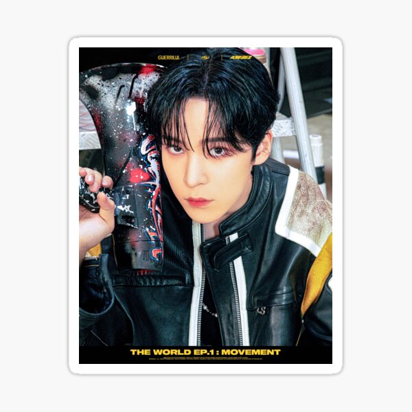 100pcs/set ATEEZ THE WORLD EP.1 MOVEMENT Adhesive Photo Sticker DIY Stickers