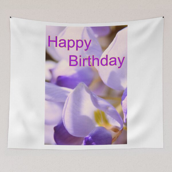 Item preview, Happy Birthday Wisteria designed and sold by LisaWootenPhoto.