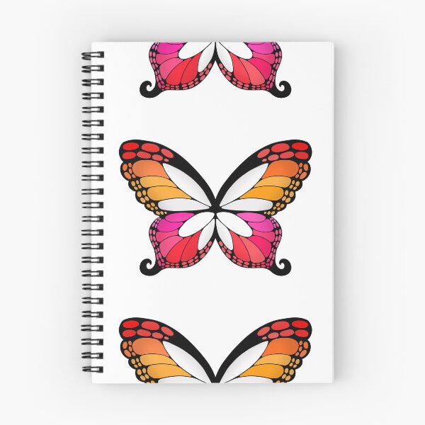 Item preview, Butterfly Wings Lesbian Pride Flag designed and sold by Middy's Art.