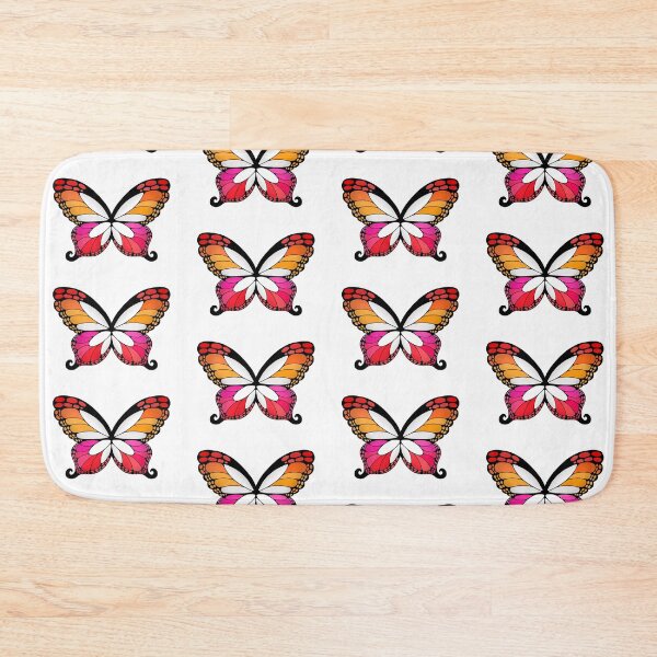 Item preview, Butterfly Wings Lesbian Pride Flag designed and sold by Middy's Art.