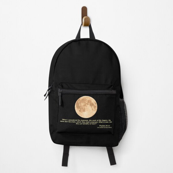 Item preview, Full Golden Moon and Stars - Bible Verses - Psalms 8:3,4 - As Quoted by Buzz Aldrin designed and sold by DEL-Productions.