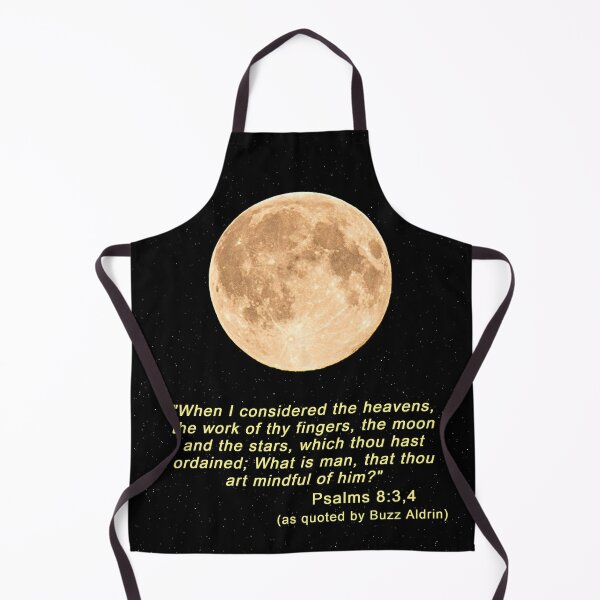 Item preview, Full Golden Moon and Stars - Bible Verses - Psalms 8:3,4 - As Quoted by Buzz Aldrin designed and sold by DEL-Productions.