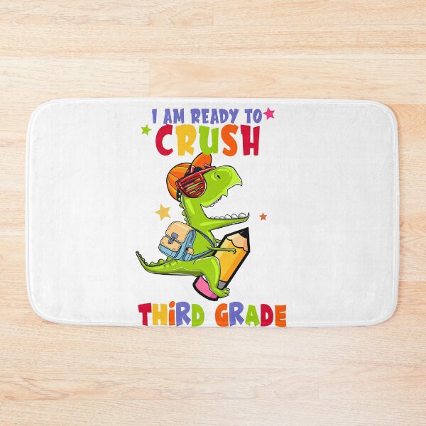Item preview, First Day Back To School N I Am Ready To Crush Third Grade designed and sold by manzee.