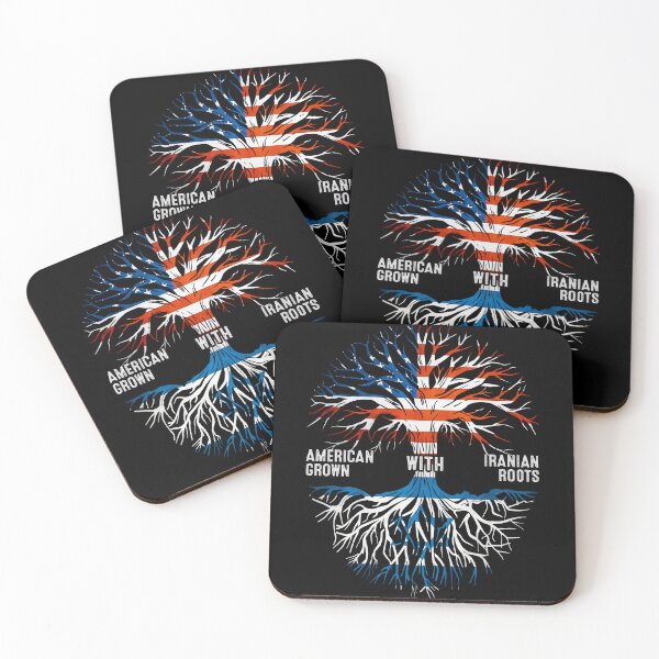 Item preview, American Grown With Israeli Roots Tree Israel Flag designed and sold by MoHaCo.