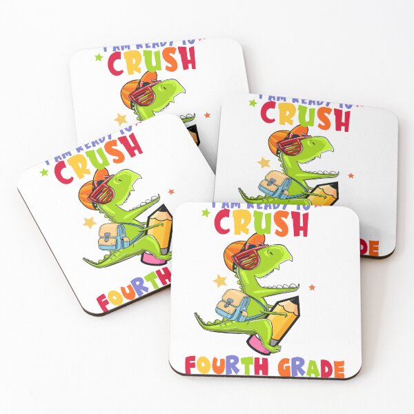 Item preview, First Day Back To School N I Am Ready To Crush Fourth Grade designed and sold by manzee.