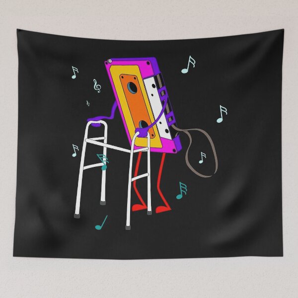Item preview, Funny Retro Cassette Tape Radio Cassette Lover designed and sold by TaraxDoolittle.