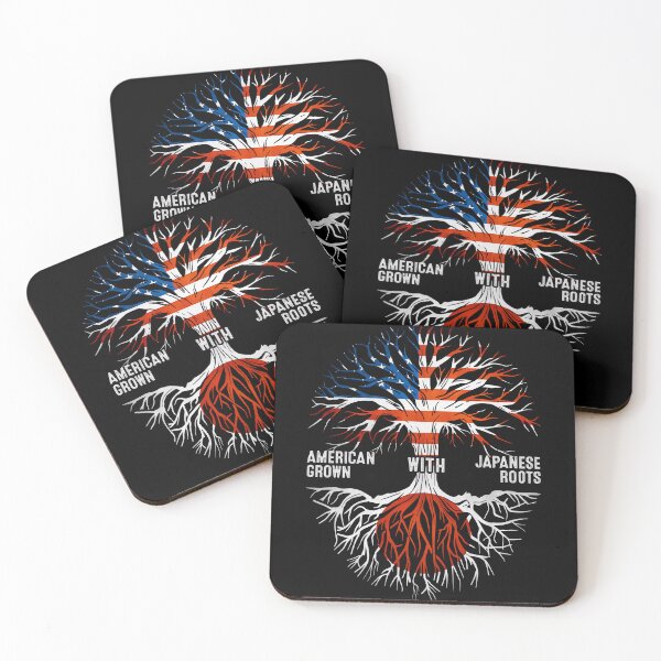 Item preview, American Grown With Japanese Roots Tree Japan Flag designed and sold by MoHaCo.