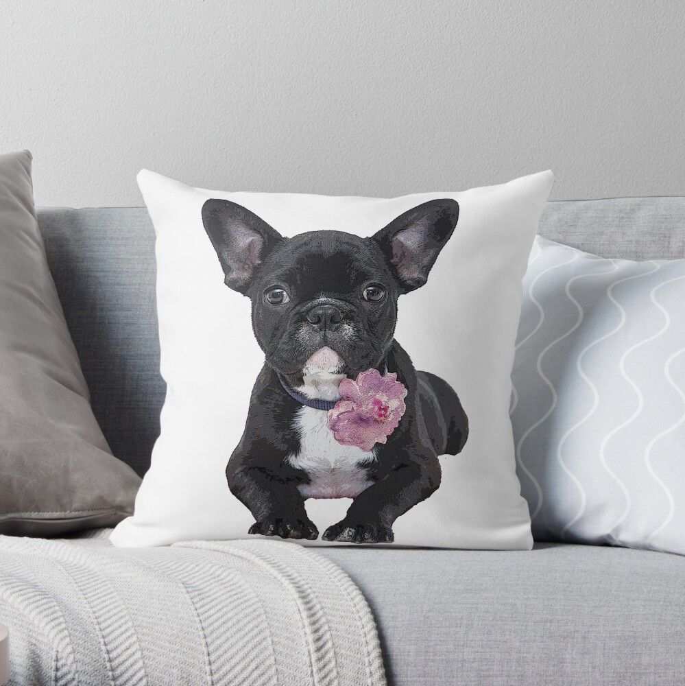 target french bulldog pillow