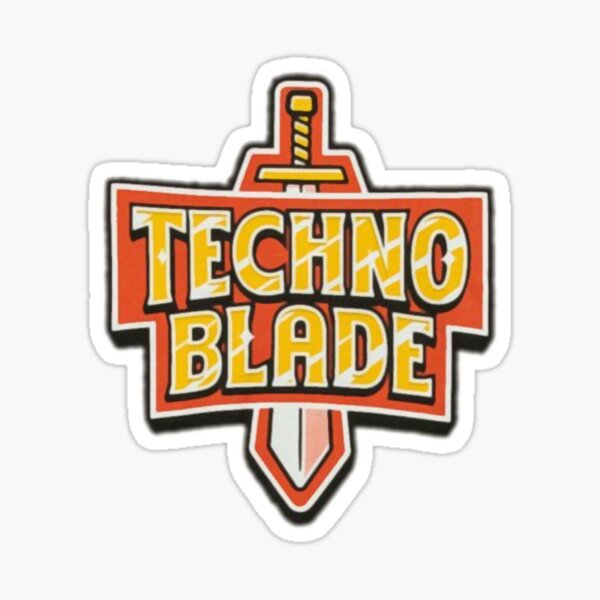 Technoblades crown  Sticker for Sale by Fallenart