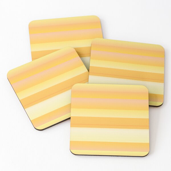 Item preview, Peach striped | orange stripes designed and sold by lausn.