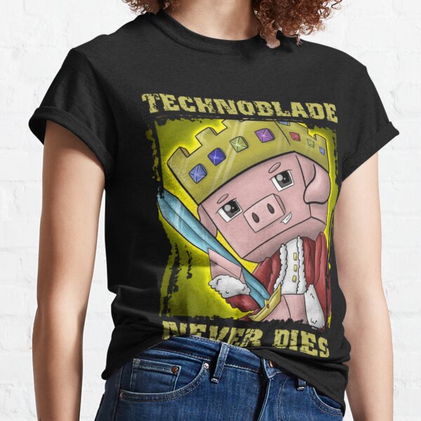 Technoblade never dies - Retro style technoblade merch cosplay - Technoblade  merch - Dream Smp merch Art Print by TeamDzShirts - Pixels