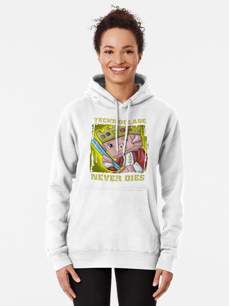 Technoblade Never Dies Funny Zip Hoodie