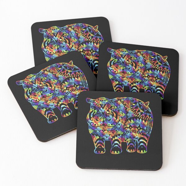 Item preview, Cool And Awesome Hippo Geometric designed and sold by UnknownArtistt.