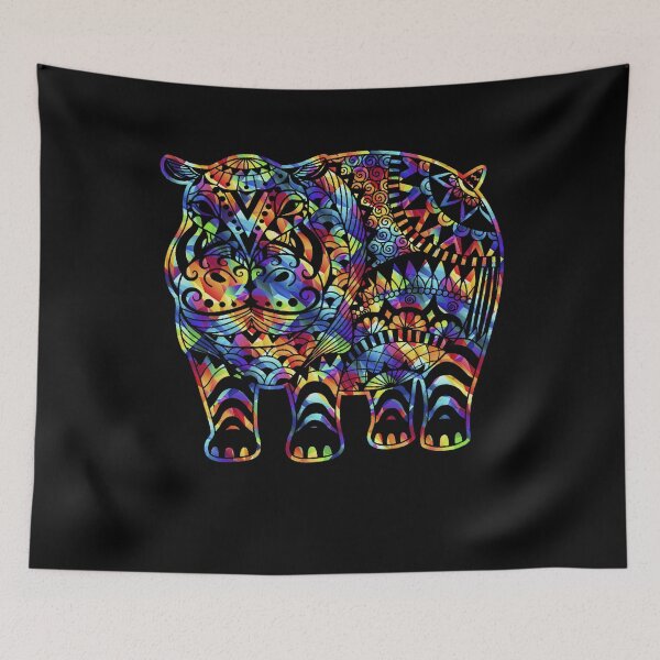 Item preview, Cool And Awesome Hippo Geometric designed and sold by UnknownArtistt.