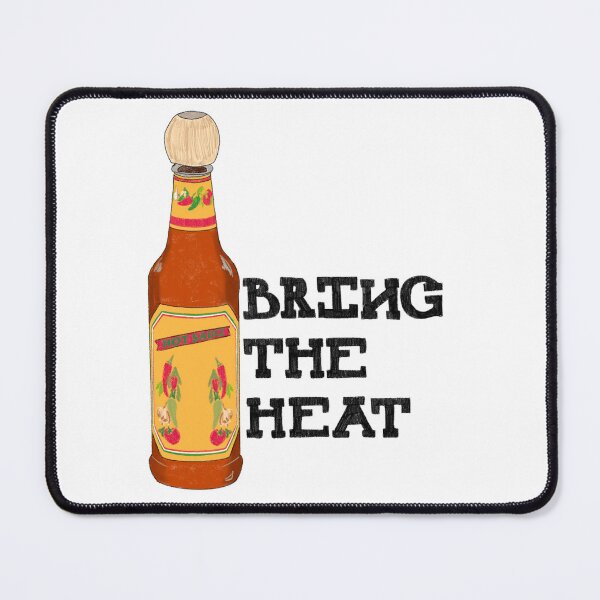 Item preview, "Bring The Heat" Hot Sauce Sticker designed and sold by catmmars.