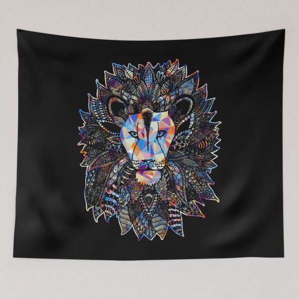 Item preview, Cool And Awesome Lion Geometric designed and sold by UnknownArtistt.