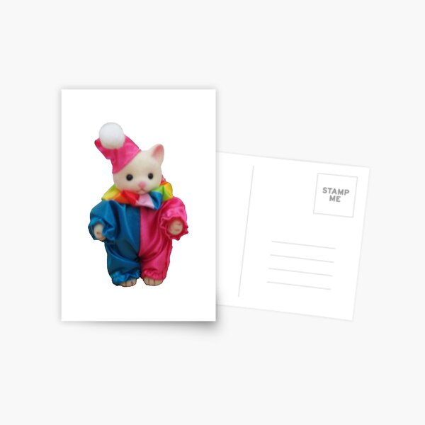 clown calico critter cat