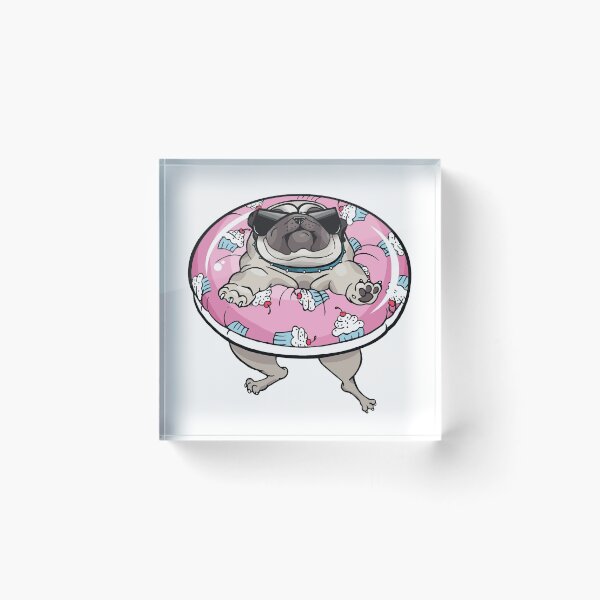 Item preview, Pug Pool Time designed and sold by PugUglyMedia.