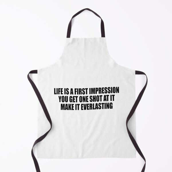 Item preview, Life is a first impression. You get one shot at it. Make it everlasting designed and sold by Colorfulandfun.