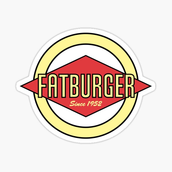 Fatburger Sticker For Sale By Vaedah Redbubble